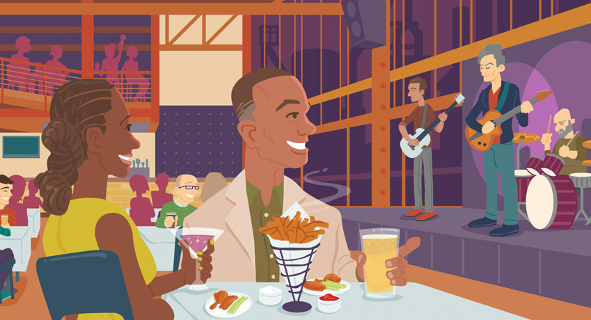 Dinner and a Show Artwork for Artsquest